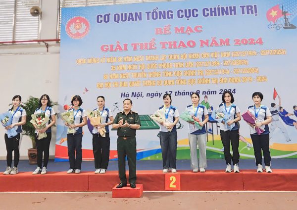Bế mạc Giải thể thao Cơ quan Tổng cục Chính trị Quân đội nhân dân Việt Nam năm 2024