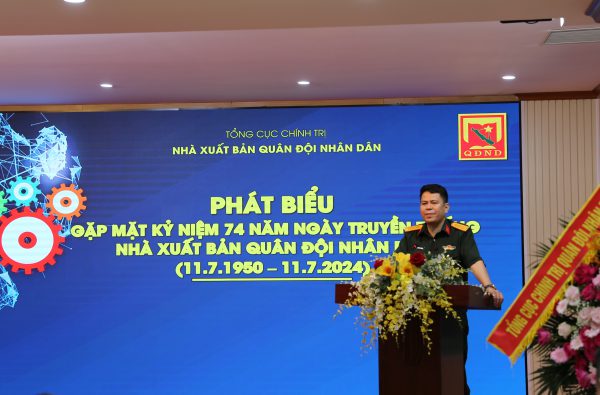 Gặp mặt Cán bộ, công nhân viên Nhà xuất bản QĐND đã nghỉ hưu nhân Kỷ niệm 74 năm Ngày truyền thống NXBQĐND (11/7/1950-11/7/2024)