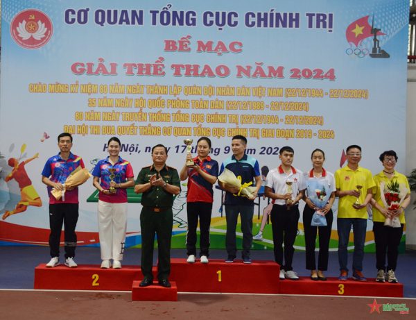 Bế mạc Giải thể thao Cơ quan Tổng cục Chính trị Quân đội nhân dân Việt Nam năm 2024