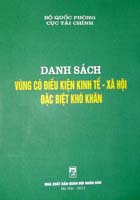 Danh sách vùng có điều kiện kinh tế – xã hội đặc biệt khó khăn