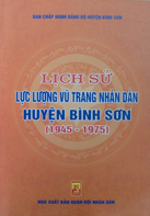 Lịch sử lực lượng vũ trang nhân dân huyện Bình Sơn