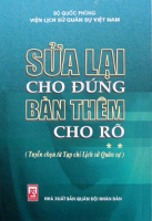Sửa lại cho đúng – Bàn thêm cho rõ