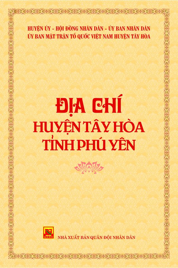 Địa chí huyện Tây Hòa tỉnh Phú Yên