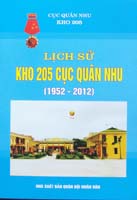 Lịch sử Kho 205 Cục Quân nhu (1952 – 2012)