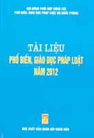 Tài liệu phổ biến, giáo dục pháp luật năm 2012