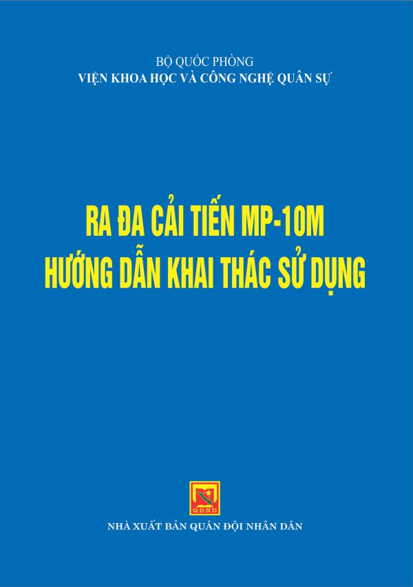 Ra đa cải tiến MP-10M hướng dẫn khai thác sử dụng
