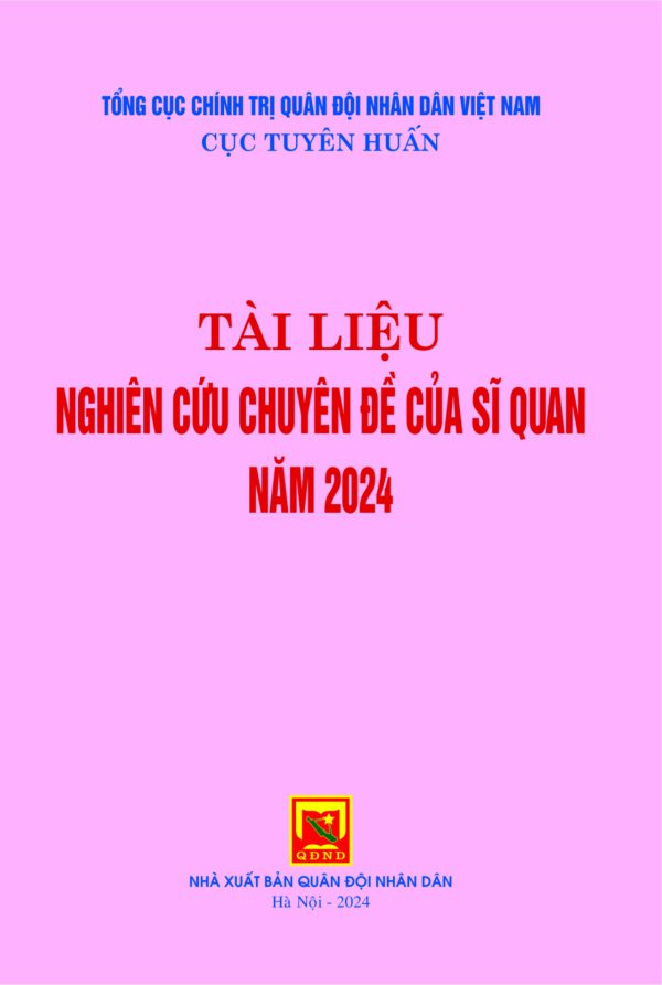 Tài liệu nghiên cứu chuyên đề của sĩ quan năm 2024