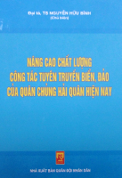 Nâng cao chất lượng công tác tuyên truyền biển, đảo của Quân chủng Hải quân hiện nay
