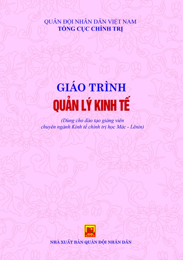 Giáo trình Quản lý kinh tế (Dùng cho đào tạo giảng viên chuyên ngành  Kinh tế chính trị học Mác – Lênin)