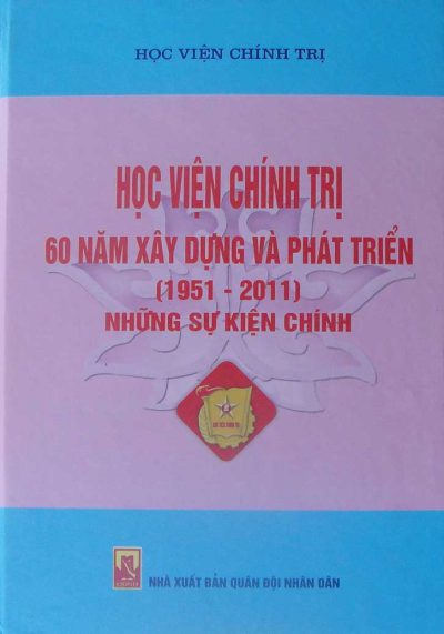 Học viện Chính trị 60 năm xây dựng và phát triển (1951 – 2011) – Những sự kiện chính