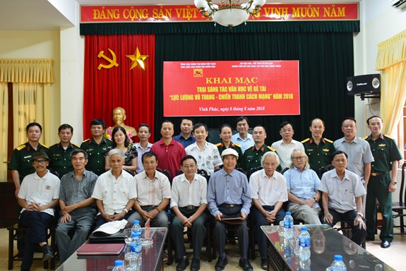 Khai mạc Trại sáng tác văn học đề tài “Lực lượng vũ trang - Chiến tranh cách mạng”