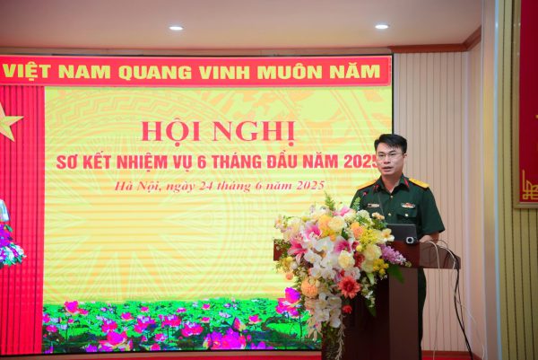 Nhà xuất bản Quân đội nhân dân tổ chức Hội nghị Sơ kết công tác 6 tháng đầu năm và triển khai nhiệm vụ trọng tâm 6 tháng cuối năm. Hội nghị đã đánh giá toàn diện những kết quả đạt được